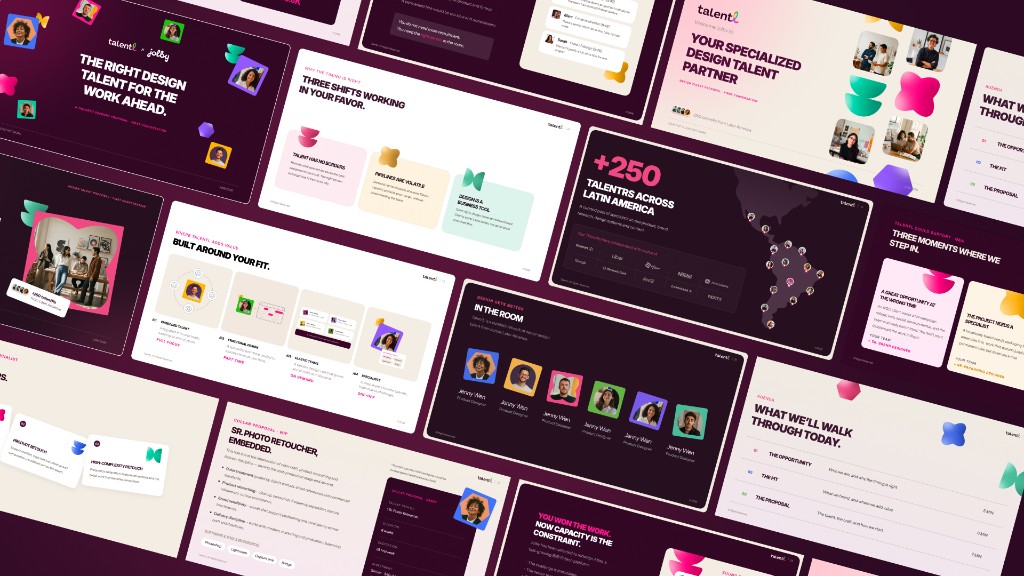 TalentL presentation design