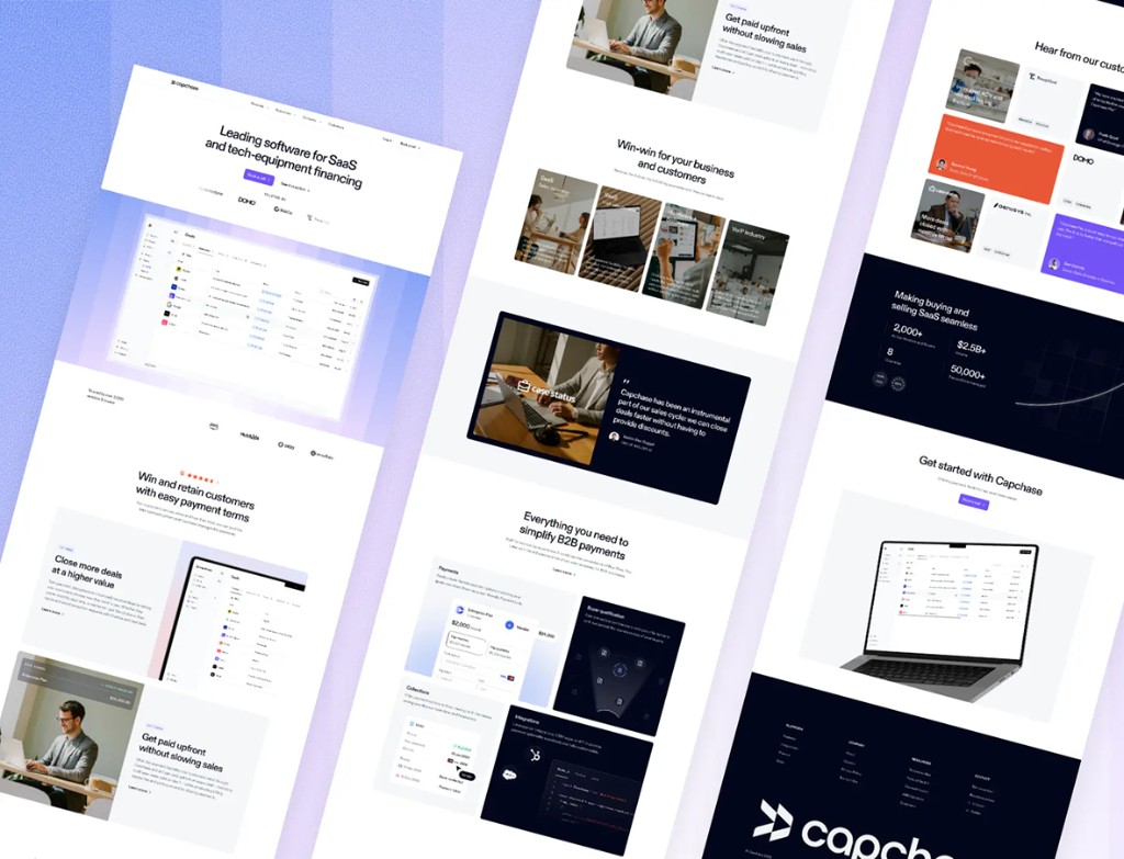 Capchase platform website